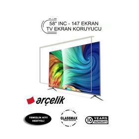 Glassmax Arçelik 65A4000F Uyumlu 65 inç 165 Ekran TV Ekran Koruyucu