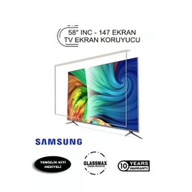 Glassmax Samsung UE58TU7000 Uyumlu 58 inç 147 Ekran TV Ekran Koruyucu