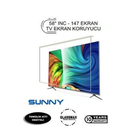 Glassmax Sunny 58LED7100 Uyumlu 58 inç 147 Ekran TV Ekran Koruyucu