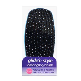 Glide'n Style Argan Yağlı ve Keratin Kaplamalı Sapsız Açma Tarama Fırçası