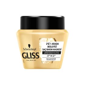Gliss 2'si 1 Arada 300 ml Besleyici Saç Bakım Maskesi