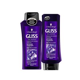 Gliss 360 ml Intense Therapy Şampuan + 360 ml Intense Therapy Saç Kremi Set