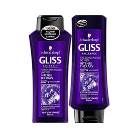 Gliss 360 ml Intense Therapy Şampuan + 360 ml Intense Therapy Saç Kremi Set