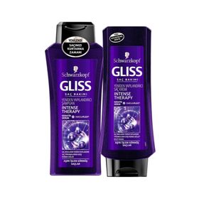 Gliss 360 ml Intense Therapy Şampuan + 360 ml Intense Therapy Saç Kremi Set