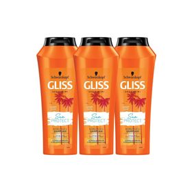 Gliss 3x500 ml Sun Protect Güneşe Karşı Koruyucu Şampuan