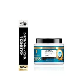 Gliss 400 ml 4'ü 1 Arada Nemlendirici ve Yeniden Yapılandırıcı Saç Bakım Maskesi