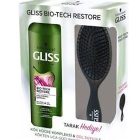 Gliss 500 ml Bio Tech Restore Güçlendirici+ Tarak Şampuan Seti