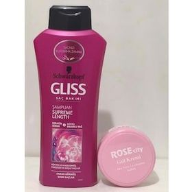 Gliss 525 ml Supreme Lenght Şampuan + Rose City 135 ml Aloe Vera Gül Krem