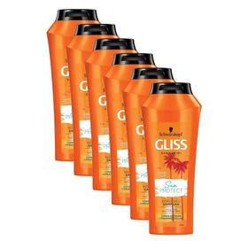 Gliss 6x500 ml Sun Protect Güneşe Karşı Koruyucu Şampuan
