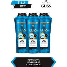 Gliss Aqua Revive 3x400 ml Şampuan