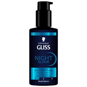 Gliss Aqua Revive Night Elixir 100 ml Saç Maskesi