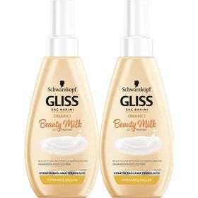 Gliss Beauty Milk Onarıcı Süt Proteini 150x2 ml Saç Bakım Kremi