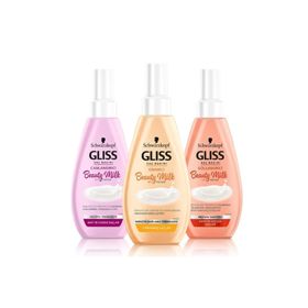 Gliss Beauty Milk Onarıcı Süt Proteini 3x150 ml Saç Bakım Kremi