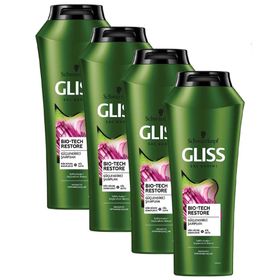 Gliss Bio-Tech 525 ml x 4 Adet Güçlendirici Şampuan