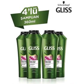 Gliss Bio-Tech Güçlendirici 4x360 ml Şampuan