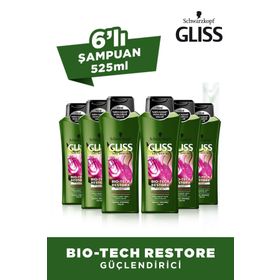 Gliss Bio-tech Güçlendirici 6x525 ml Şampuan