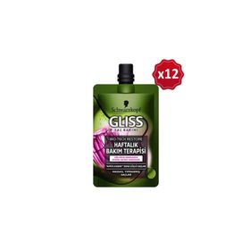 Gliss Bio Tech Restore 12x50 ml Haftalık Bakım Terapisi