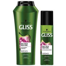 Gliss Bio-Tech Restore 360 ml Şampuan + 200 ml Saç Kremi
