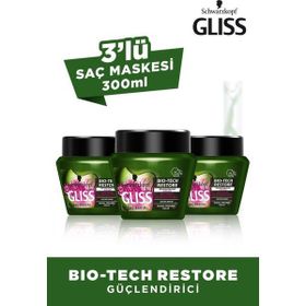 Gliss Bio-Tech Restore 3x300 ml Saç Maskesi