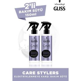 Gliss Care Stylers Elektriklenmeye Karşı 2x150 ml Saç Bakım Sütü