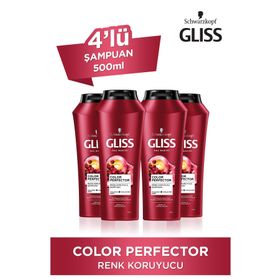 Gliss Color Perfector 4x500 ml Renk Koruyucu Şampuan