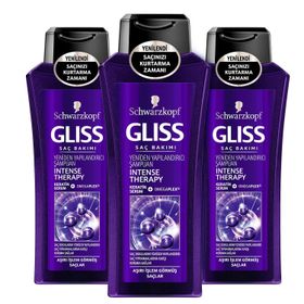 Gliss İntense Therapy 3x360 ml Şampuan