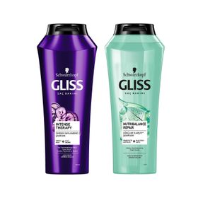 Gliss Intense Therapy 500 ml Şampuan + Nutribalance Repair 500 ml Şampuan