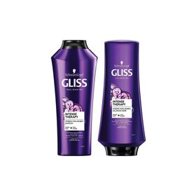 Gliss Intense Therapy Yeniden Yapılandırıcı 360 ml Şampuan + Intense Therapy 360 ml Saç Kremi Seti