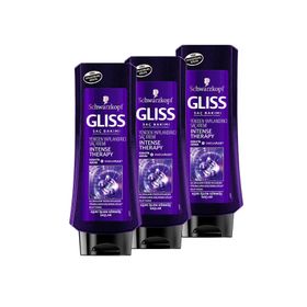 Gliss Intense Therapy Yeniden Yapılandırıcı 3x360 ml Saç Kremi