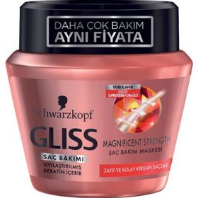 Gliss Magnificent Strength 300 ml Saç Maskesi