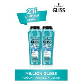 Gliss Million Gloss 2x500 ml Şampuan