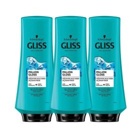 Gliss Million Gloss 3x360 ml Saç Kremi
