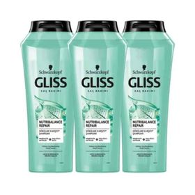Gliss Nutribalance 3x500 ml Şampuan