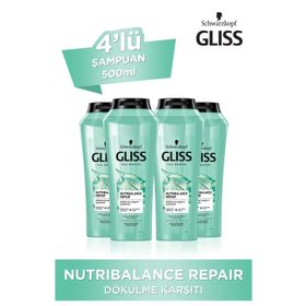 Gliss Nutribalance 4x500 ml Şampuan