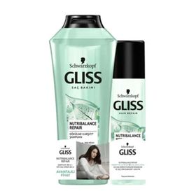 Gliss Nutribalance Repair 360 ml Şampuan + 200 ml Saç Kremi