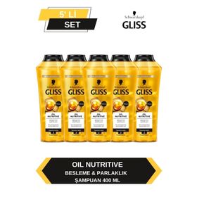 Gliss Oil Nutritive 5x400 ml Şampuan