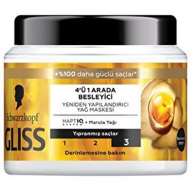 Gliss Oil Nutritive Besleyici Yeniden Yapılandırıcı 400 ml Yağ Maskesi