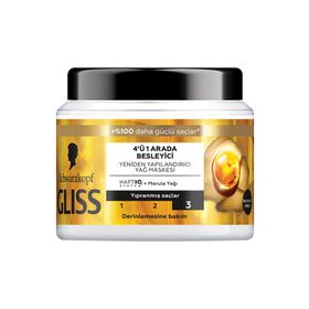 Gliss Oil Nutritive Besleyici Yeniden Yapılandırıcı 400 ml Yağ Maskesi