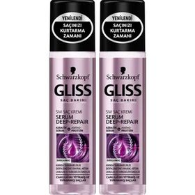 Gliss Serum Deep Repair 2x200 ml Sıvı Saç Kremi