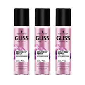 Gliss Serum Deep Repair 3x200 ml Sıvı Saç Kremi