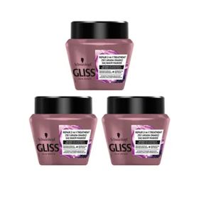 Gliss Serum Deep Repair 3x300 ml Saç Maskesi