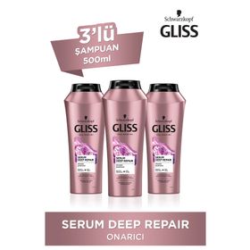 Gliss Serum Deep Repair 3x500 ml Şampuan