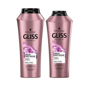 Gliss Serum Deep Repair Onarıcı 500 ml Şampuan+Deep Repair 360 ml Şampuan Seti