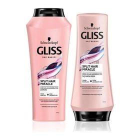 Gliss Split Hair Miracle 500 ml Şampuan+Split Hair Miracle 360 ml Saç Kremi Seti