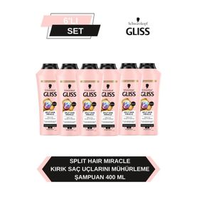 Gliss Split Hair Miracle 6x400 ml Şampuan