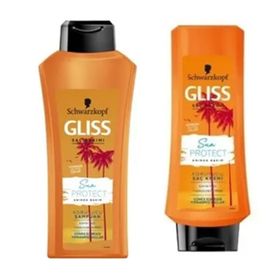 Gliss Sun Protect Güneşe Karşı Koruyucu 360 ml Şampuan+Sun Protect Güneşe Karşı Koruyucu 360 ml Saç Kremi Seti