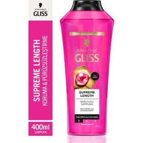 Gliss Supreme Length 2x400 ml Şampuan+ 360 ml Saç Kremi