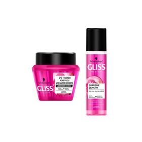 Gliss Supreme Length 300 ml Saç Maskesi + 200 ml Sıvı Saç Kremi