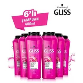 Gliss Supreme Length 6x400 ml Şampuan