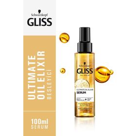 Gliss Ultimate Oil Elixir Besleyici 100 ml Saç Bakım Serumu